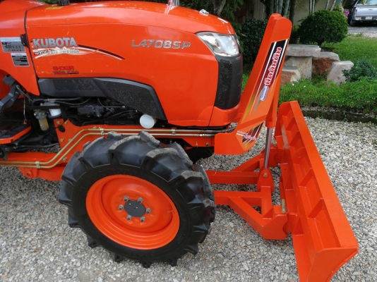 คูโบต้า L4708SP 4 WD..ดันดินหน้า. โรช้าง 182F