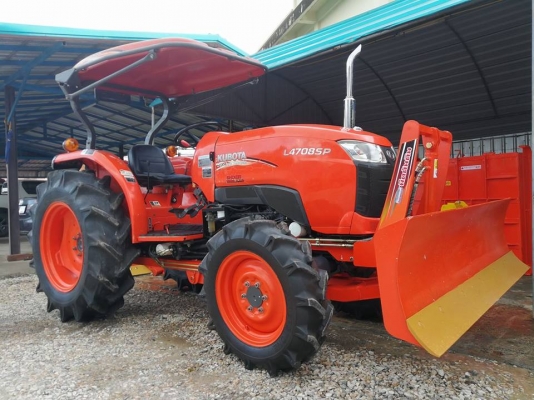 คูโบต้า L4708SP 4 WD..ดันดินหน้า. โรช้าง 182F