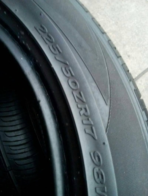 225/50R17 HANKOOK S1 Noble MADE IN korea ชุด 4 เส้น tel.081-427-3941