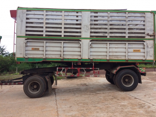 พ่วง 20 ล้อ HINO 2K วางเครื่อง K13C 335 แรง กระบะแม่มิเนียม - ลูกกระบะเหล็ก แม่ลูกดั้ม ยางเต็ม รถพร้