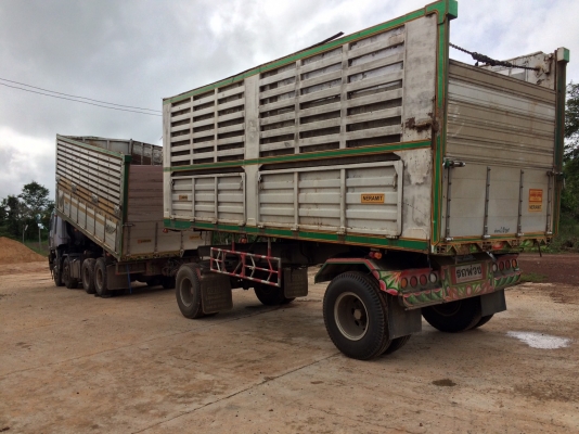พ่วง 20 ล้อ HINO 2K วางเครื่อง K13C 335 แรง กระบะแม่มิเนียม - ลูกกระบะเหล็ก แม่ลูกดั้ม ยางเต็ม รถพร้