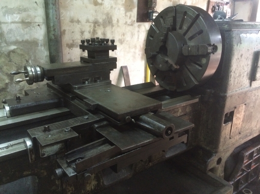 ขายเครื่องกลึง 12ฟุต 6ฟุต แท่นอัด100ตัน 350,000 ครับ