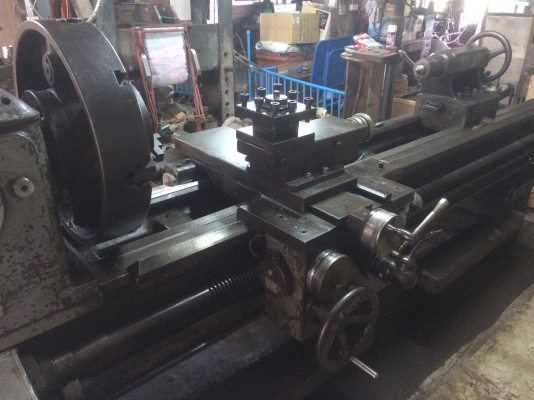 ขายเครื่องกลึง 12ฟุต 6ฟุต แท่นอัด100ตัน 350,000 ครับ