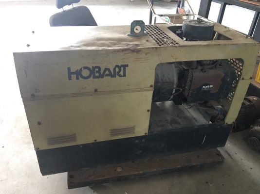(ปิดการขาย) เครื่องเชื่อมสนามพร้อมปั่นไฟ HOBART รุ่น TITAN 7000 ใช้งานได้ (มีวีดีโอการทำงาน)