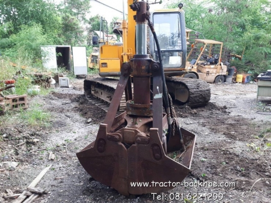 ขาย sale บุ้งกี๋ หนีบดิน ตักดิน หนีบเศษแก้ว เศษเหล็ก สำหรับติดรถขุด แบคโฮ ติดเครน เก่าญี่ปุ่แท้