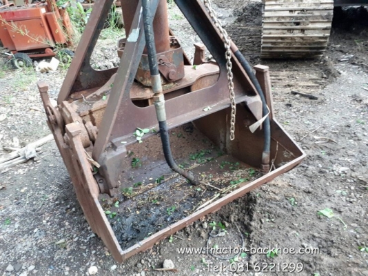 ขาย sale บุ้งกี๋ หนีบดิน ตักดิน หนีบเศษแก้ว เศษเหล็ก สำหรับติดรถขุด แบคโฮ ติดเครน เก่าญี่ปุ่แท้