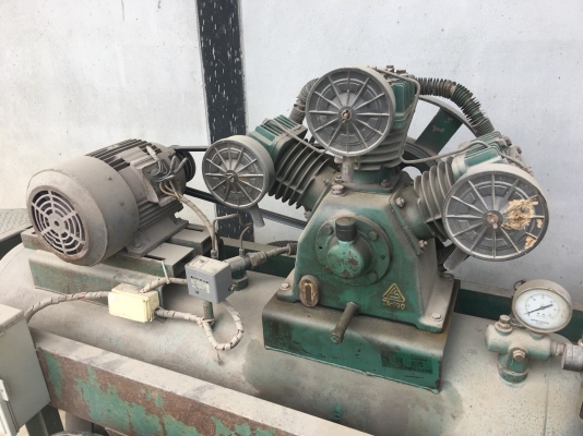 (ปิดการขาย) ปั๊มลมฟูเช็ง Fusheng 10 แรง ถังลม 304 ลิตร พร้อมรถพ่วง ใช้งานได้เลย (มีวีดีโอการทำงาน)