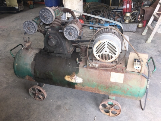 (ปิดการขาย) ปั๊มลมฟูเช็ง Fusheng 10 แรง ถังลม 304 ลิตร พร้อมใช้งาน