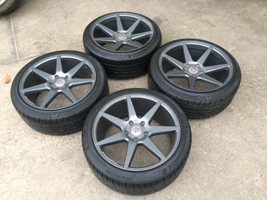 ขายล้อแม็ก INFORGED IFG-3 แนว VIP สีเทากัล สภาพสวย ขอบ 18 4 ล้อ ราคา 17,800 บาท #ลายยอดฮิต สภาพ 85\%