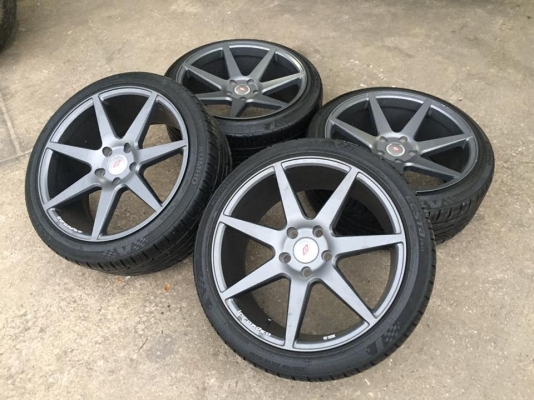 ขายล้อแม็ก INFORGED IFG-3 แนว VIP สีเทากัล สภาพสวย ขอบ 18 4 ล้อ ราคา 17,800 บาท #ลายยอดฮิต สภาพ 85\%