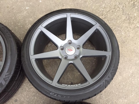 ขายล้อแม็ก INFORGED IFG-3 แนว VIP สีเทากัล สภาพสวย ขอบ 18 4 ล้อ ราคา 17,800 บาท #ลายยอดฮิต สภาพ 85\%