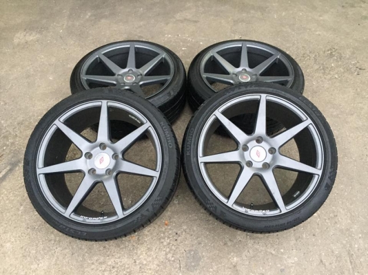 ขายล้อแม็ก INFORGED IFG-3 แนว VIP สีเทากัล สภาพสวย ขอบ 18 4 ล้อ ราคา 17,800 บาท #ลายยอดฮิต สภาพ 85\%