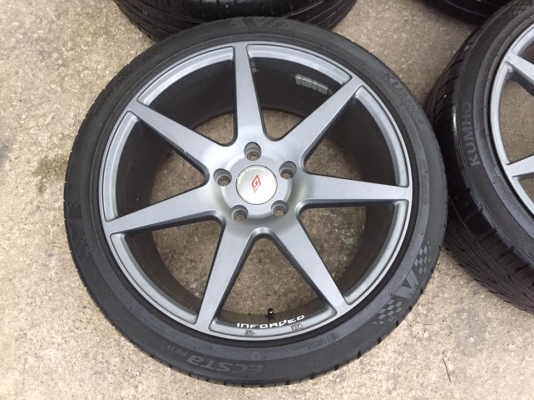 ขายล้อแม็ก INFORGED IFG-3 แนว VIP สีเทากัล สภาพสวย ขอบ 18 4 ล้อ ราคา 17,800 บาท #ลายยอดฮิต สภาพ 85\%