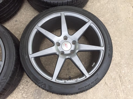 ขายล้อแม็ก INFORGED IFG-3 แนว VIP สีเทากัล สภาพสวย ขอบ 18 4 ล้อ ราคา 17,800 บาท #ลายยอดฮิต สภาพ 85\%