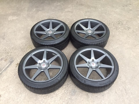 ขายล้อแม็ก INFORGED IFG-3 แนว VIP สีเทากัล สภาพสวย ขอบ 18 4 ล้อ ราคา 17,800 บาท #ลายยอดฮิต สภาพ 85\%