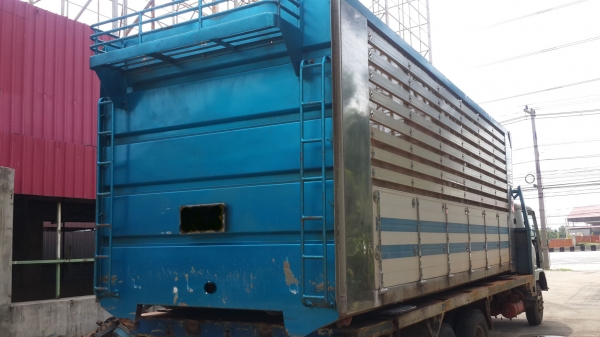 ** ราคา 290,000 ** กระบะสแตนเสสแท้ทั้งลูก(พื้นเลส เสาเลส ฝาหน้าเลส ตะแกรงเลส ) + ชุดกระบอกดั้ม