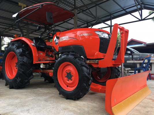 L4708SP ใบมีดคานล่างใหม่+ผานพรวน CMT 6x24"สีเดิมโรงงานเล่มทะเบียนพร้อมโอน