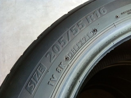 205/55/16 ปี13 bridgestone