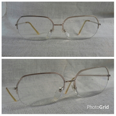 แว่นสายตายาวโกลด์ฟิลด์ ยุค &#039;60s แฮนด์เมดฝรั่งเศสในตำนาน ค่าสายตา +200 Vintage ESSEL handmade in