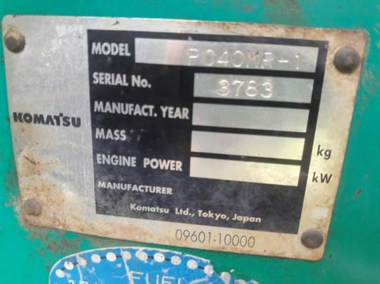 มาใหม่จ้า  KOMATSU PC40MR-1  เก่าญี่ปุ่นแท้  สภาพสวย  เดิมๆๆ  3,XXX  ชั่วโมง  มีลายแย๊ก  พร้อมใช้  โทร  089-3818694  ดวงนภา