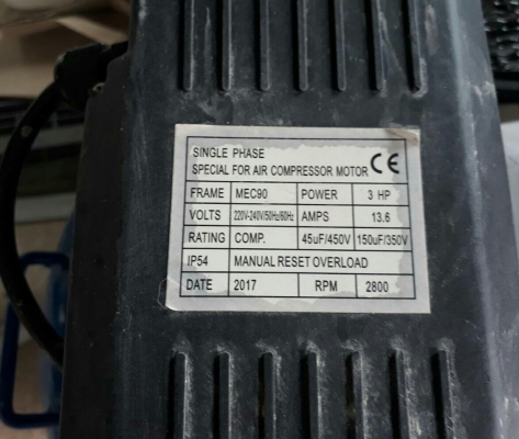ปั้มลม ลูกสูบสายพาน ความจุ 100 ลิตร สภาพพร้อมใช้งาน ปั้มลม ลูกสูบสายพาน ความจุ 100 ลิตร สภาพพร้อมใช้งาน