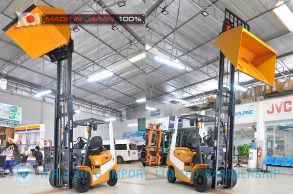 ขายรถโฟล์คลิฟท์มือสอง TCM รุ่น FD15T12-4IH00107 นำเข้าจากประเทศญี่ปุ่น 100\% ไม่เคยใช้งานในไทย