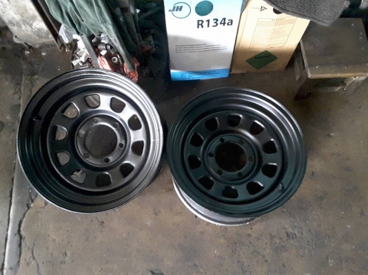 ล้อกะทะลาย Rock 6/139 ขอบ 16*8 et-5 สวยๆ มี 2วง