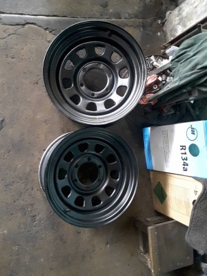 ล้อกะทะลาย Rock 6/139 ขอบ 16*8 et-5 สวยๆ มี 2วง