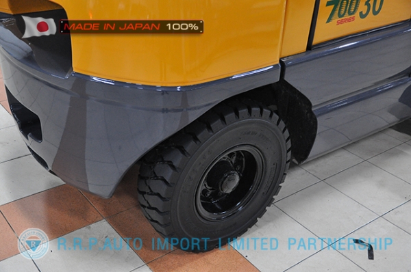 ขายรถโฟล์คลิฟท์มือสอง TCM รุ่น FHD30Z5-34G10755 นำเข้าจากประเทศญี่ปุ่น 100\% ไม่เคยใช้งานในไทย