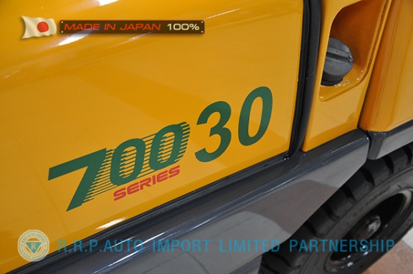 ขายรถโฟล์คลิฟท์มือสอง TCM รุ่น FHD30Z5-34G10755 นำเข้าจากประเทศญี่ปุ่น 100\% ไม่เคยใช้งานในไทย