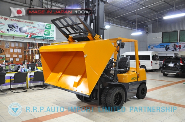 ขายรถโฟล์คลิฟท์มือสอง TCM รุ่น FHD30Z5-34G10755 นำเข้าจากประเทศญี่ปุ่น 100\% ไม่เคยใช้งานในไทย