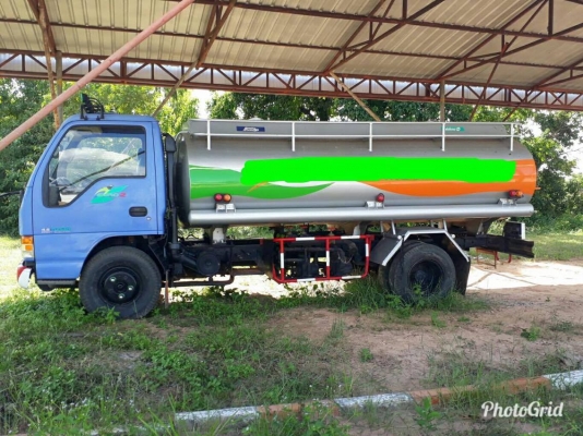 ถังน้ำมันติดรถขนาด 6000 ลิตร พร้อมหัวจ่าย 2 หัว