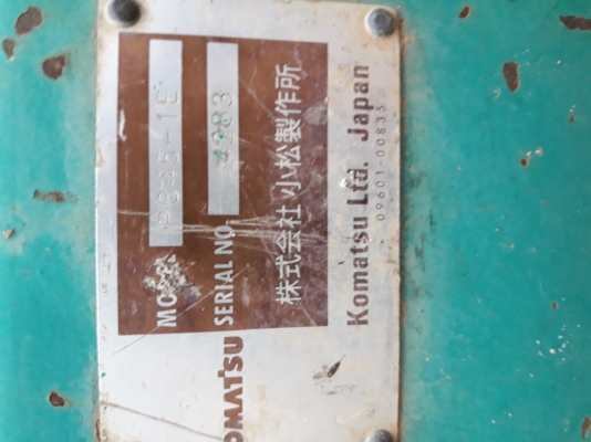 แมคโคkomatsu pc45-1รุ่น7 ปั้มนิ้ว พร้อมใช้ทุกระบบ