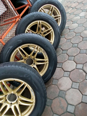 แม็กแท ้MR2 ขอบ18 พร้อมยาง 265/60R18 MAXXIS S-PRO-SUV ปี14 ชุด 4 ล้อ โทร.081-427-3941