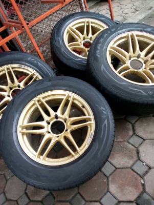 แม็กแท ้MR2 ขอบ18 พร้อมยาง 265/60R18 MAXXIS S-PRO-SUV ปี14 ชุด 4 ล้อ โทร.081-427-3941