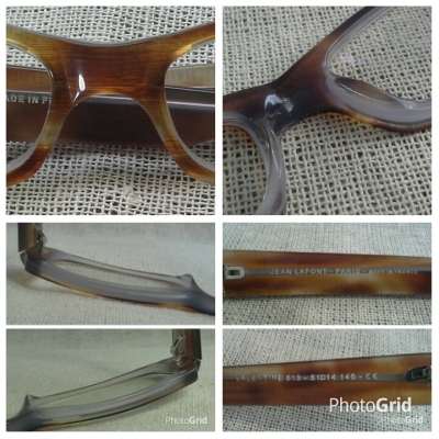 แว่นสายตายาวฝรั่งเศสเกรดพรีเมี่ยม เลนส์มัลติโค้ทคุณภาพสูง +200 Authentic JEAN LAFONT PARIS handmade 