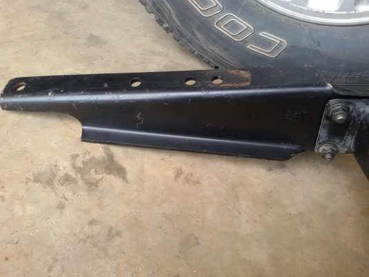 ขายเหล็กลากเรือติดรถโตโยต้า พราโด้95(ไม่มีหัวบอล)