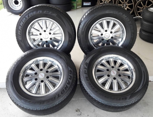 ล้อVIP ขอบ17  6รู  พร้อมยาง265/65/17    4 ล้อ