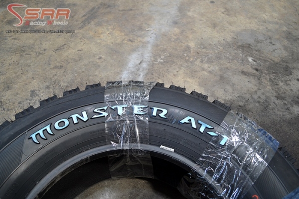 MONSTER TIRES AT-1 265/70R16 เส้นละ 3,500 บาทปี17