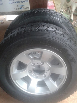 แม็ก6รู อีซูซุโรดิโอ 4x4พร้อมยางอ๊อฟโรดขอบ15 เดิมๆ