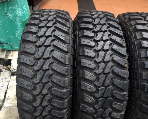 ยางMud Deestone 31นิ้ว ขอบ16 สภาพใหม่กริ๊บ ใส่ลงพื้นไม่ถึงเดือน ยางMud Deestone 31นิ้ว ขอบ16 สภาพใหม่กริ๊บ ใส่ลงพื้นไม่ถึงเดือน