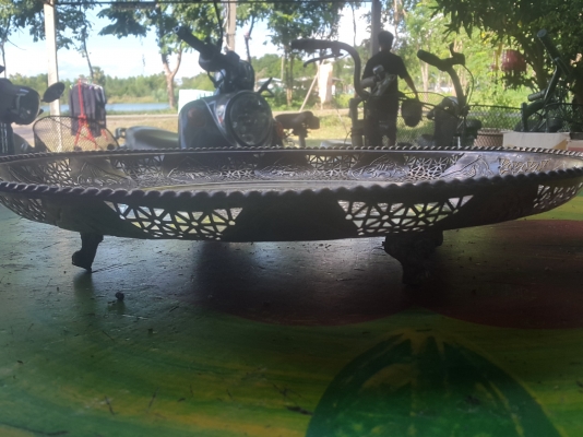 ถาดทองเหลือง ขนาด 18 " ลายเทพพนม 12 นักกษัตริย์ ฉลุลาย สวยๆๆ ใบละ 2,500 ถาดทองเหลือง ขนาด 18 " ลายเทพพนม 12 นักกษัตริย์ ฉลุลาย สวยๆๆ ใบละ 2,500