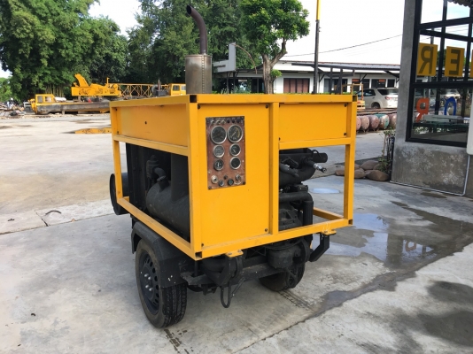 ปั๊มลมสกรู Airman รุ่น PDS125 7bar เครื่อง Nissan SD16 โอเวอร์ฮอลพร้อมใช้งาน