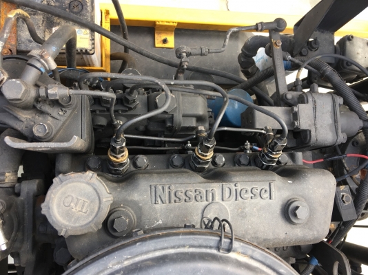 ปั๊มลมสกรู Airman รุ่น PDS125 7bar เครื่อง Nissan SD16 โอเวอร์ฮอลพร้อมใช้งาน