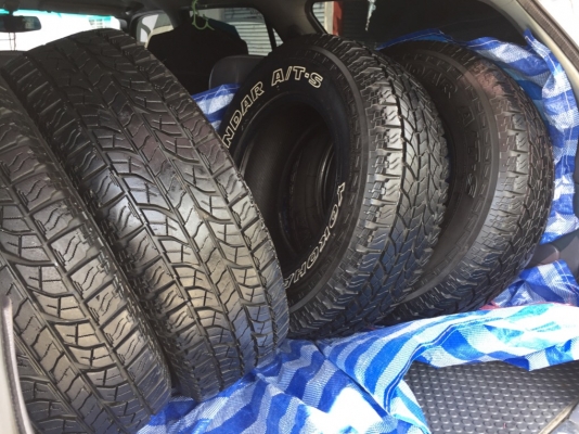 ยาง All Yokohama 245 70 16 ปลายปี15 ดอกเต็ม ใช้ยาว ราคาไม่แพง ยาง All Yokohama 245 70 16 ปลายปี15 ดอกเต็ม ใช้ยาว ราคาไม่แพง