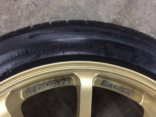 ขายล้อแม็ก ADVAH SPORT ลาย RS-R สภาพสวย ขอบ 18 4 ล้อ ราคา 12,900 บาท ราคาย่อมเยาว์