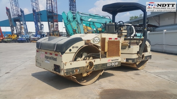 ขายรถบด10ตัน Ingersollrand DD-90HF หน้าเหล็ก-หลังเหล็ก นำเข้าจากอเมริกา ไม่เคยใช้ในไทย 092-929-9942 ธีรเทพ