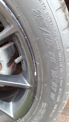 แม็ก4รู100 พร้อมยาง205 55ขอบ16 ยางปี 13-14