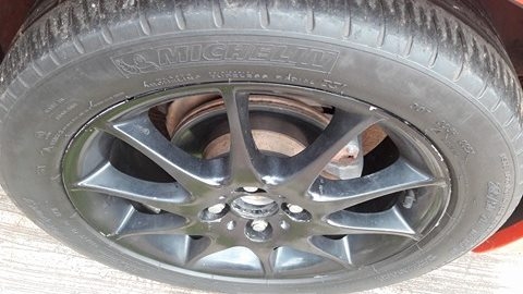 แม็ก4รู100 พร้อมยาง205 55ขอบ16 ยางปี 13-14