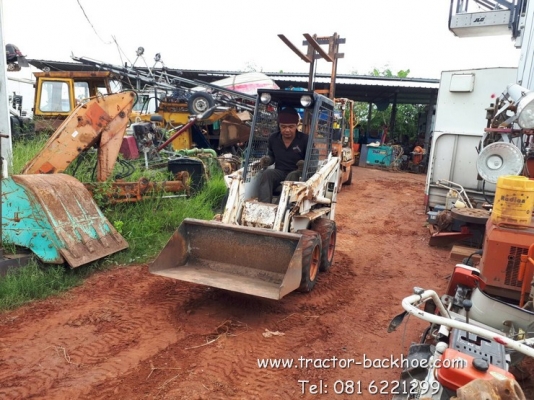 ขาย รถตักล้อยาง ราคาถูก มาแล้วครับ BOBCAT ดีเซล เก่าญี่ปุ่นแท้ ตักได้อเนกประสงค์ เข้าที่แคบได้ พร้อม